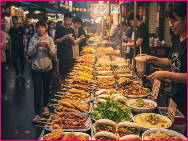 Món ăn đường phố nổi tiếng ở Đài Loan