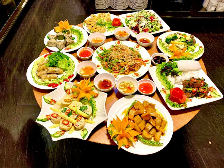 Buffet chay ở Đài Loan