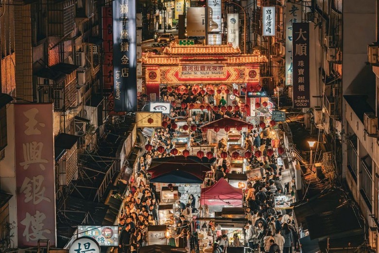 Chợ đêm Raohe ở Đài Loan